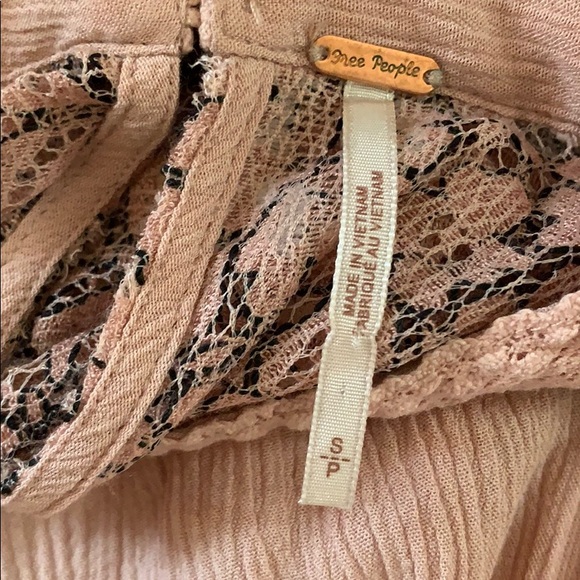 💕 Free People Secret Origins Lace Dress PINK 💕 - Picture 7 of 8